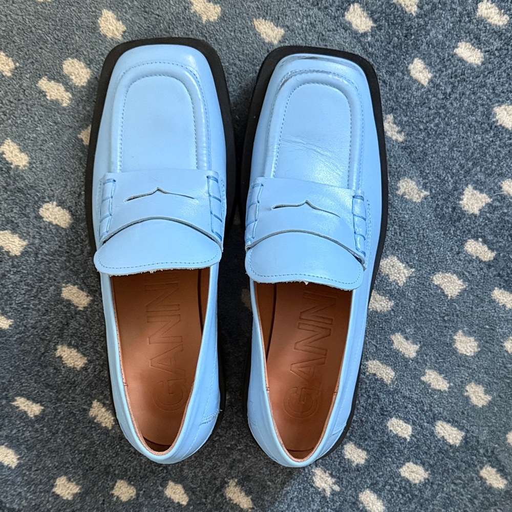 GANNI Light Blue Women’s Loafers 39